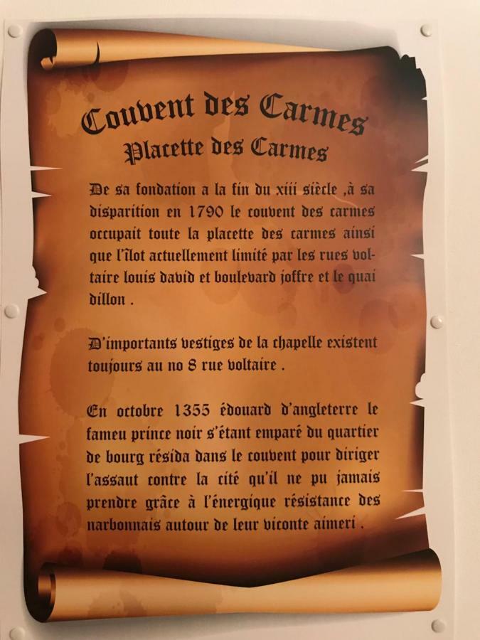 Chambre Familiale Du Couvent Narbonne Exteriér fotografie